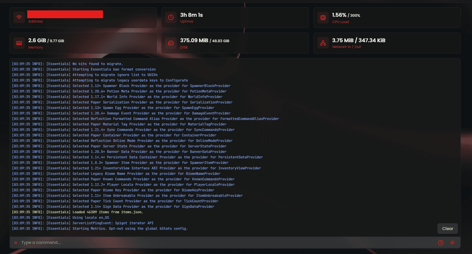 Console Real-Time