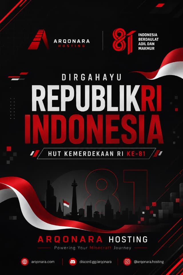 Dirgahayu Republik Indonesia ke-81 — Diskon 25% Kode HUTRI81